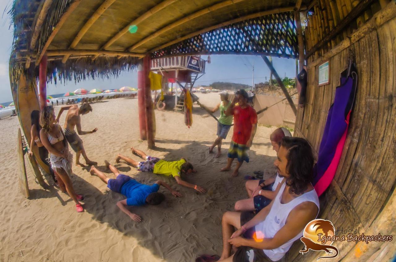 Хостел Iguana Beach House Монтаньита Экстерьер фото